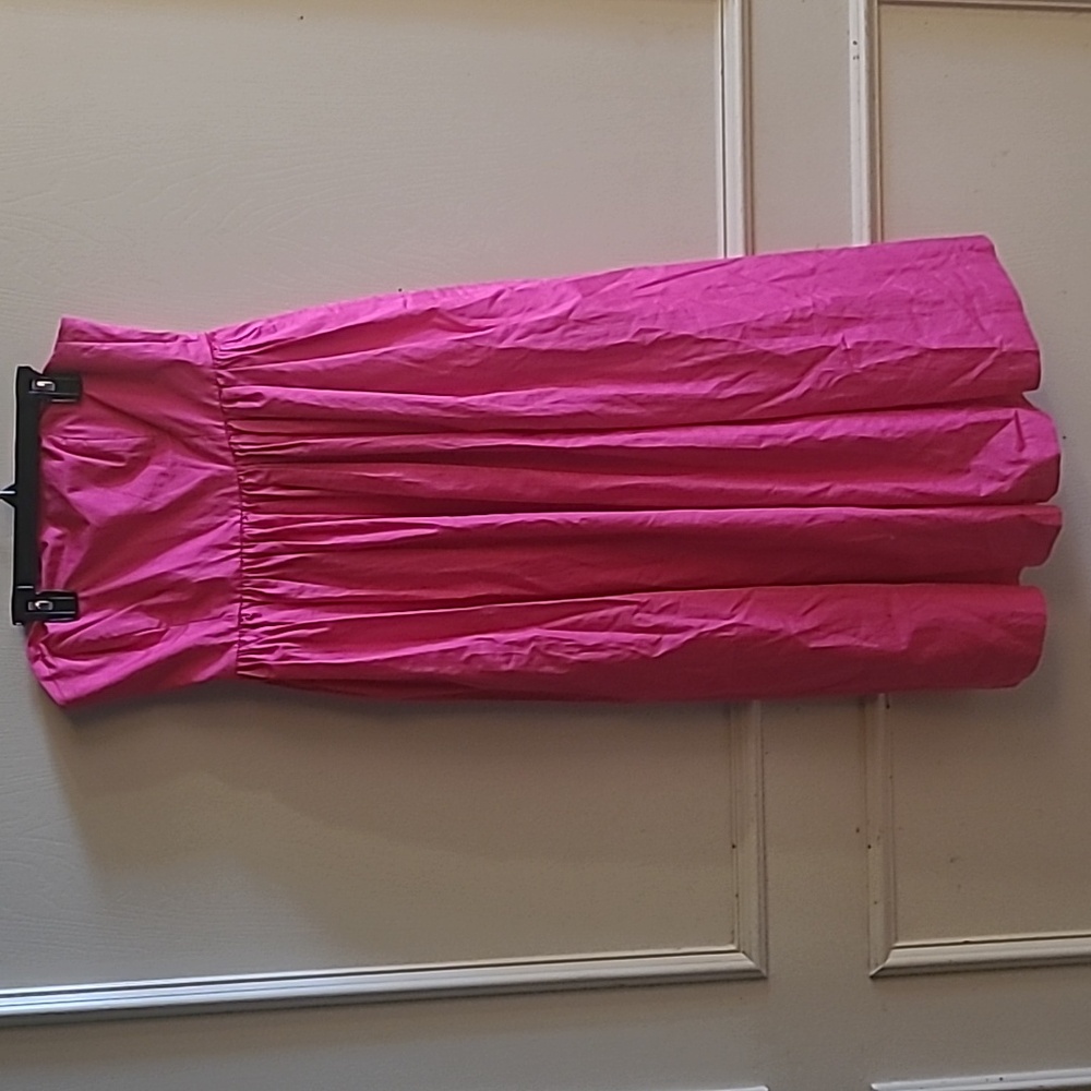 Boden Emily Strapless Midi Pink Dress, Sz 8, *Missing Straps* - Picture 5 of 11